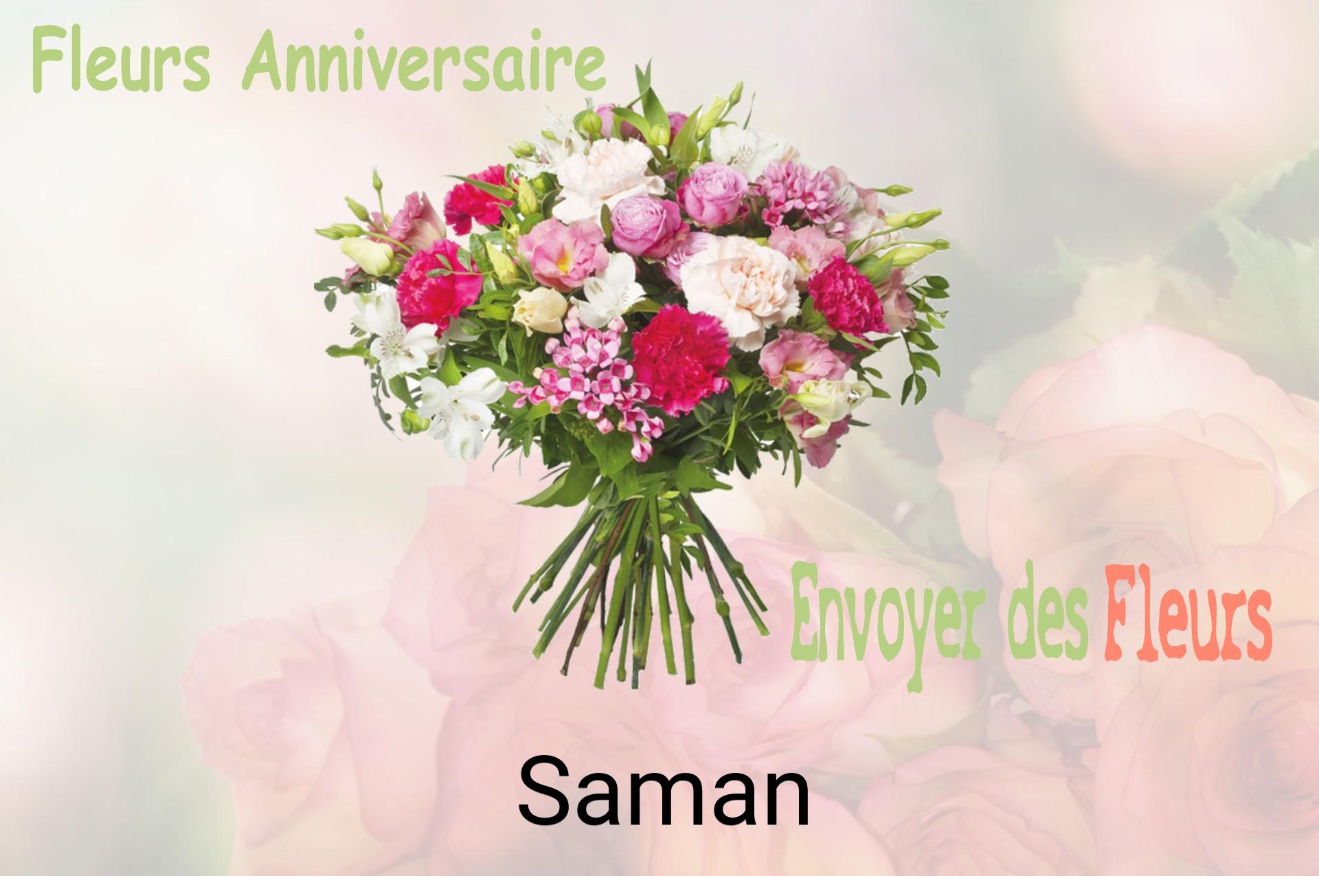 Bouquet de fleurs d’anniversaire livré à Saman
