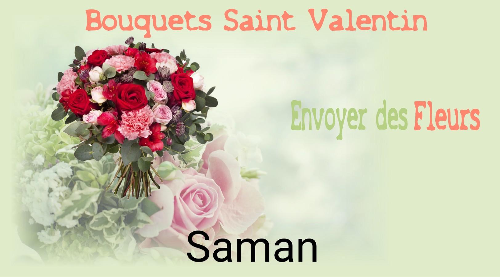 Roses de Saint-Valentin livrées à Saman